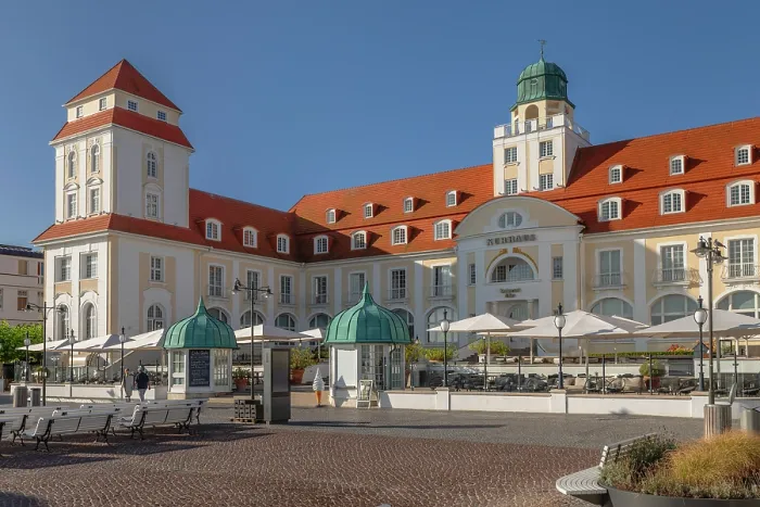 Framed Print : Spa house, Binz, Rugen Island, Baltic Sea, Mecklenburg-Western Pomerania, Germany Framed Print : Spa house, Binz, Rugen Island, Baltic Sea, Mecklenburg-Western Pomerania, Germany