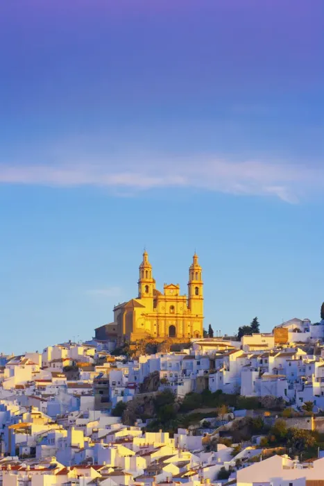 Framed Print : Spain, Andalucia, Cadiz province, Olvera, Our Lady of the Incarnation Church at dawn Framed Print : Spain, Andalucia, Cadiz province, Olvera, Our Lady of the Incarnation Church at dawn