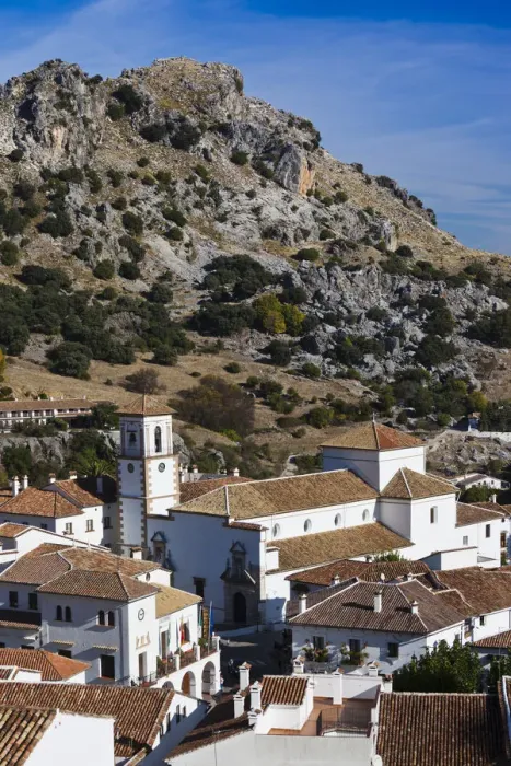 Framed Print : Spain, Andalucia Region, Cadiz Province, Grazalema, elevated village view Framed Print : Spain, Andalucia Region, Cadiz Province, Grazalema, elevated village view