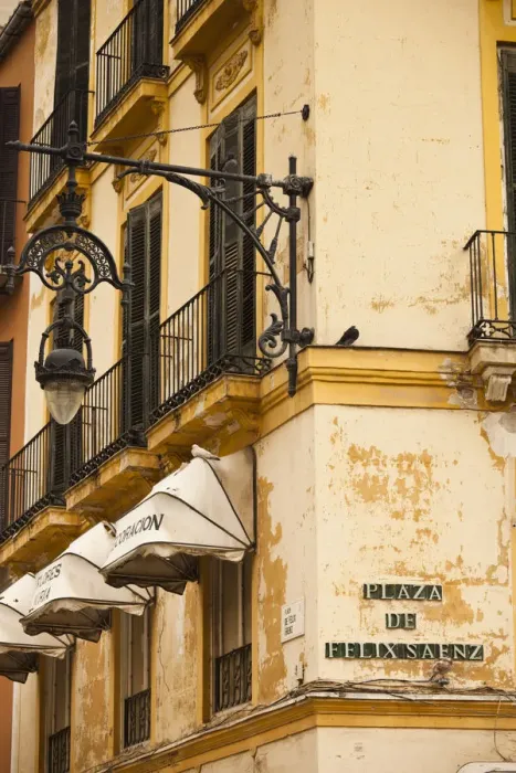Framed Print : Spain, Andalucia Region, Malaga Province, Malaga, building detail Framed Print : Spain, Andalucia Region, Malaga Province, Malaga, building detail