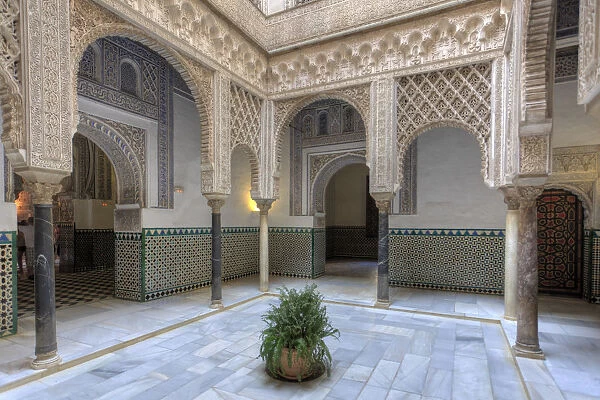 Spain, Andalucia, Sevilla, Real Alcazar Palace Complex