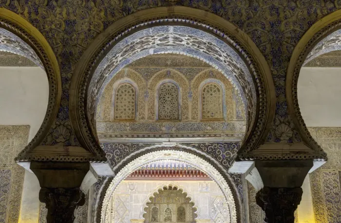 Framed Print : Spain, Andalucia, Seville Province, Seville, Alcazar of Seville (Reales Alcazares Framed Print : Spain, Andalucia, Seville Province, Seville, Alcazar of Seville (Reales Alcazares