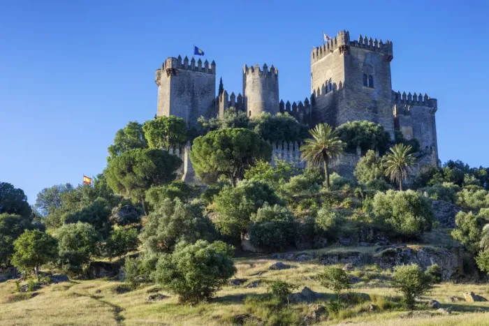 Framed Print : Spain, Andalusia, Almodovar del Rio castle
