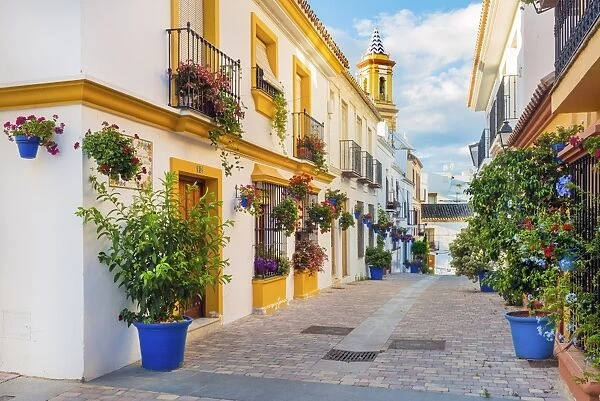 Spain, Andalusia, Estepona, Old town, Nuestra Se√±ora de Los Remedios Church