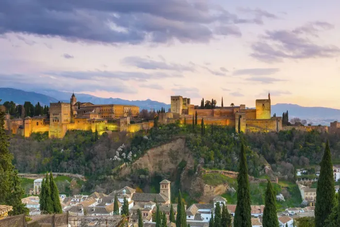 Framed Print : Spain, Andalusia, Granada, Alhambra Palace Framed Print : Spain, Andalusia, Granada, Alhambra Palace