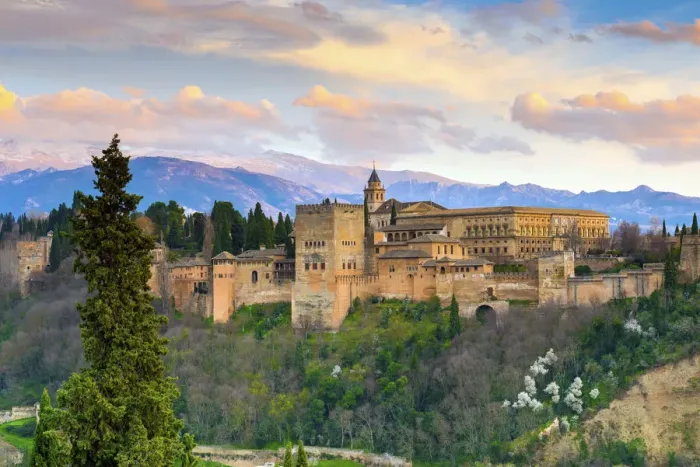 Framed Print : Spain, Andalusia, Granada, Alhambra Palace Framed Print : Spain, Andalusia, Granada, Alhambra Palace
