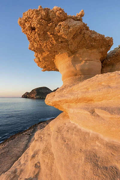 Spain, Andalusia, Mediterranean Sea, Natural park Cabo de Gata, Cala San Ramon coast