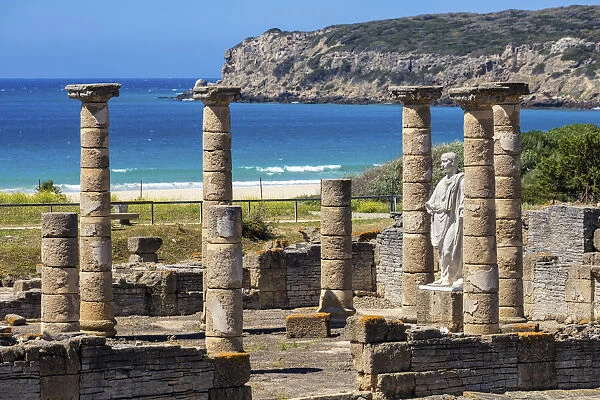 Spain, Andalusia, Mediterranean Sea, Costa de la Luz, Baelo Claudia Roman ruins