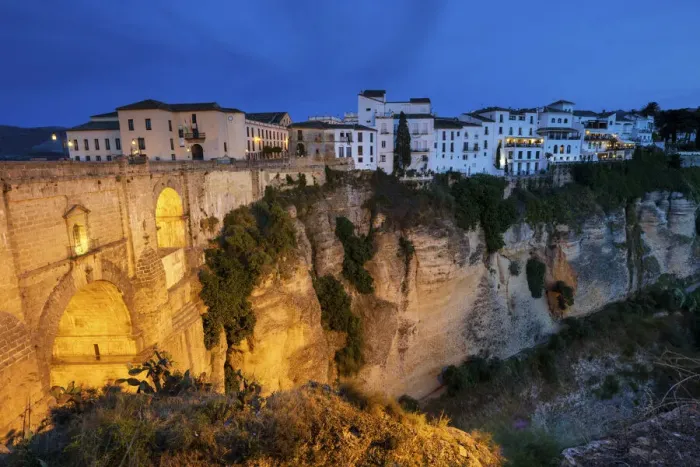 Framed Print : Spain, Andalusia, Ronda village Framed Print : Spain, Andalusia, Ronda village
