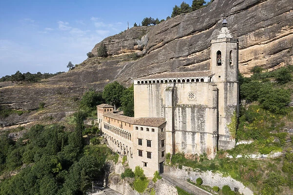 Spain, Aragon, Huesca, Graus, Virge de la Pena's church