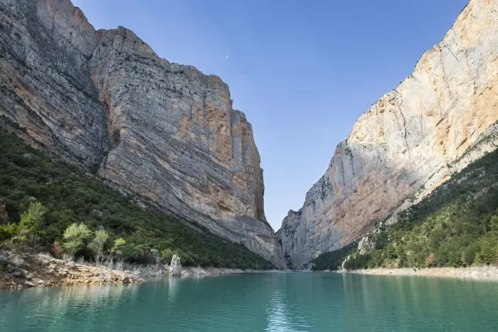 Framed Print : Spain, Aragon, Huesca, Mont-Rebei, Mont-Rebeis Gorges Framed Print : Spain, Aragon, Huesca, Mont-Rebei, Mont-Rebeis Gorges