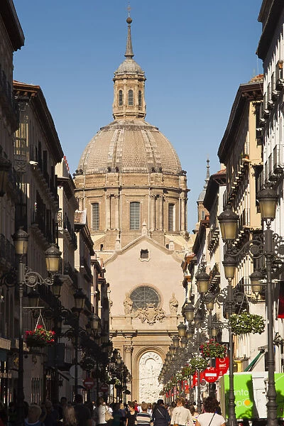 Spain, Aragon Region, Zaragoza Province, Zaragoza, Basilica de Nuestra Senora del
