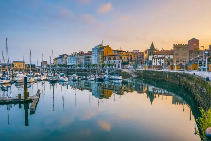 Framed Print : Spain, Asturias, Gijon. Cimadevilla at sunrise Framed Print : Spain, Asturias, Gijon. Cimadevilla at sunrise