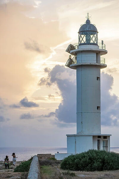 Spain, Balearic Islands, Formentera, The lighthouse of the Cap de Barbaria