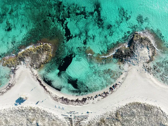 Framed Print : Spain, Balearic Islands, Formentera, Ses Illetes, Aerial view of the Ses Illetes beach Framed Print : Spain, Balearic Islands, Formentera, Ses Illetes, Aerial view of the Ses Illetes beach