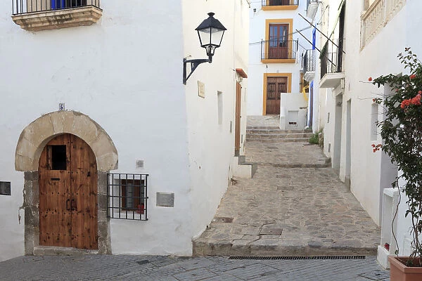 Spain, Balearic Islands, Ibiza, Ibiza old town (UNESCO site), Dalt Vila
