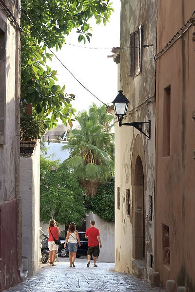 Spain, Balearic Islands, Ibiza, Old town (Dalt Vila)