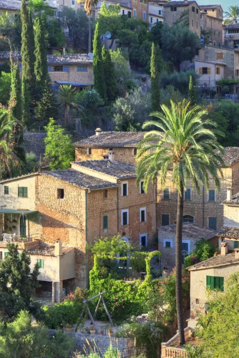 Framed Print : Spain, Balearic Islands, Mallorca, Serra de Tramuntana, Deia Village Framed Print : Spain, Balearic Islands, Mallorca, Serra de Tramuntana, Deia Village