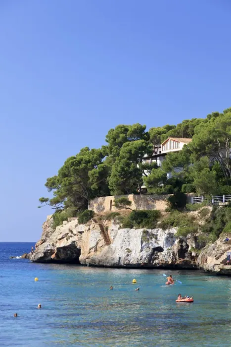 Framed Print : Spain, Balearic Islands, Mallorca, Cala Santanyi Beach Framed Print : Spain, Balearic Islands, Mallorca, Cala Santanyi Beach