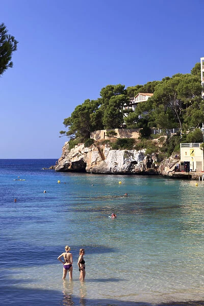 Spain, Balearic Islands, Mallorca, Cala Santanyi Beach