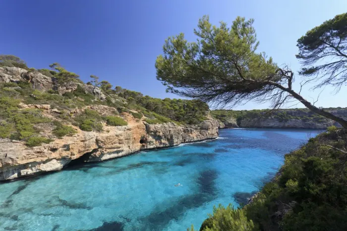 Framed Print : Spain, Balearic Islands, Mallorca, Calo d Es Moro Beach Framed Print : Spain, Balearic Islands, Mallorca, Calo d Es Moro Beach