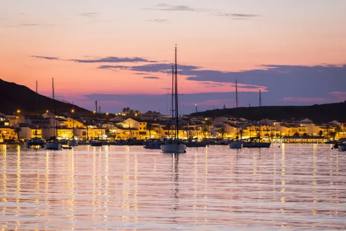 Framed Print : Spain, Balearic Islands, Menorca, The Fornells Bay Framed Print : Spain, Balearic Islands, Menorca, The Fornells Bay