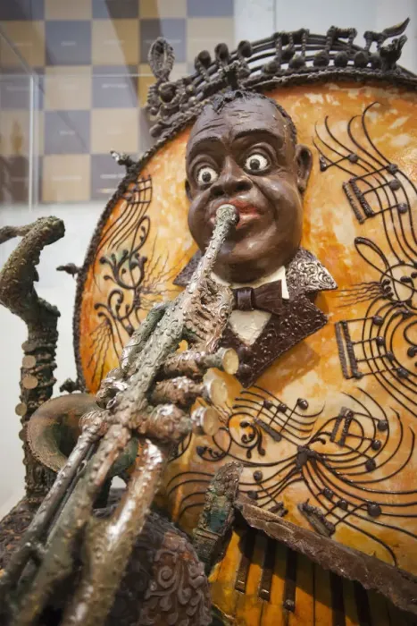 Framed Print : Spain, Barcelona, The Chocolate Museum, Chocolate Model Exhibit of Louis Armstrong Framed Print : Spain, Barcelona, The Chocolate Museum, Chocolate Model Exhibit of Louis Armstrong