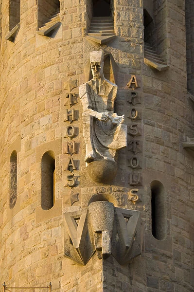 Spain, Barcelona, Sagrada Familia cathedral