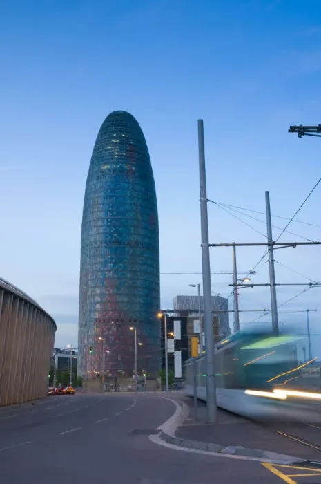 Framed Print : Spain, Barcelona, Torre Agbar (Agbar Tower) Framed Print : Spain, Barcelona, Torre Agbar (Agbar Tower)