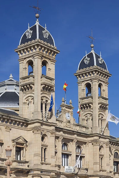 Spain, Basque Country Region, Guipuzcoa Province, San Sebastian, Town Hall