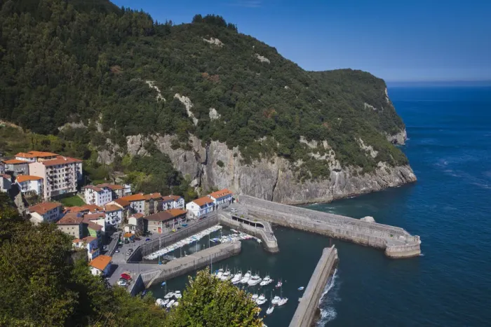 Framed Print : Spain, Basque Country Region, Vizcaya Province, Elantxobe, small town harbor Framed Print : Spain, Basque Country Region, Vizcaya Province, Elantxobe, small town harbor