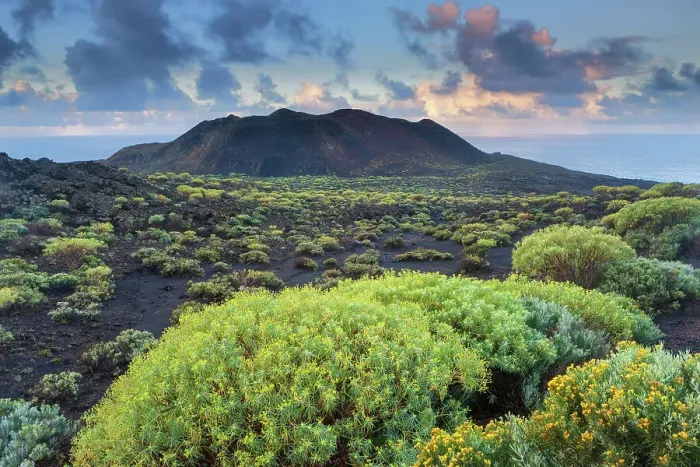 Framed Print : Spain, Canary Islands, El Hierro, Volcan Orchilla