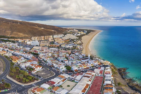 Spain, Canary Islands, Fuerteventura, Morro Jable and Playa del Matorral