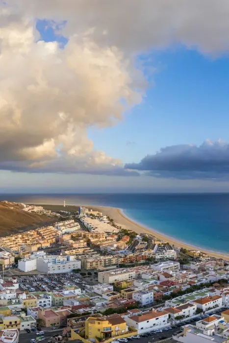 Framed Print : Spain, Canary Islands, Fuerteventura, Morro Jable and Playa del Matorral Framed Print : Spain, Canary Islands, Fuerteventura, Morro Jable and Playa del Matorral