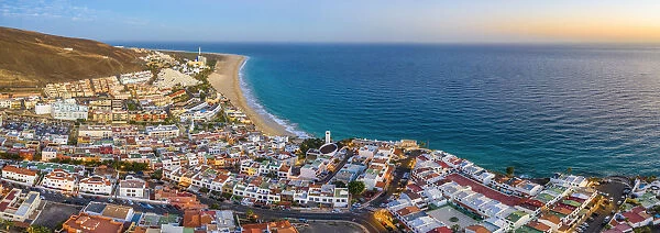 Spain, Canary Islands, Fuerteventura, Morro Jable and Playa del Matorral