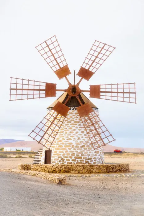 Framed Print : Spain, Canary Islands, Fuerteventura, Molino de Tefia, traditional windmill in Tefia Framed Print : Spain, Canary Islands, Fuerteventura, Molino de Tefia, traditional windmill in Tefia