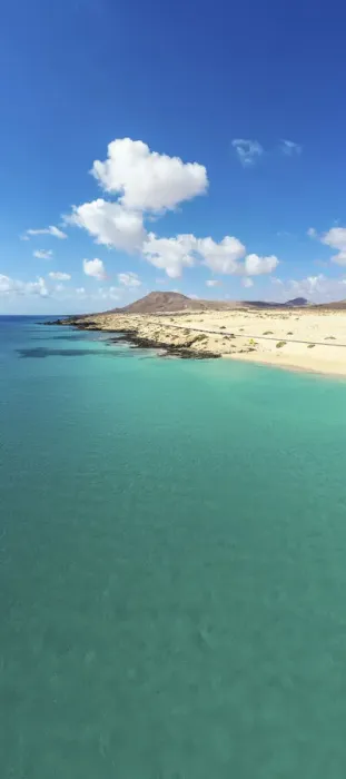 Framed Print : Spain, Canary Islands, Fuerteventura, Playa Alzada in the Natural Park of Corralejos