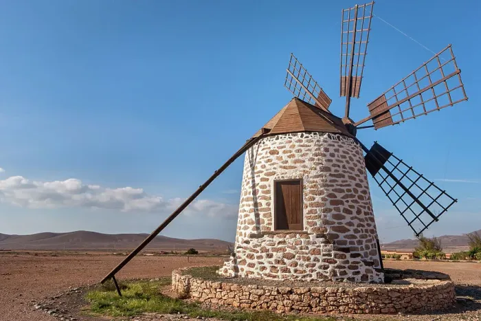 Framed Print : Spain, Canary Islands, Fuerteventura, Molino de Tena, windmill Framed Print : Spain, Canary Islands, Fuerteventura, Molino de Tena, windmill