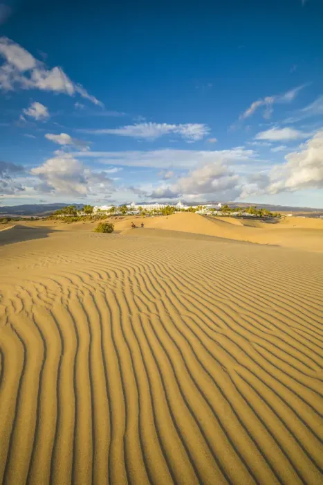 Framed Print : Spain, Canary Islands, Gran Canaria Island, Maspalomas, Maspalomas Dunes National Park