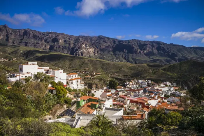 Framed Print : Spain, Canary Islands, Gran Canaria Island, San Bartolome de Tirajana, high angle Framed Print : Spain, Canary Islands, Gran Canaria Island, San Bartolome de Tirajana, high angle
