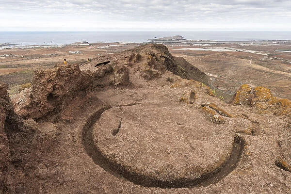 Spain, Canary Islands, Gran Canaria, Telde, Almogaren in the Cuatro Puertas archeological site