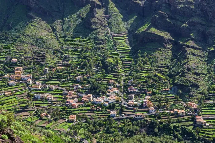 Framed Print : Spain, Canary Islands, La Gomera, Valle Gran Rey Framed Print : Spain, Canary Islands, La Gomera, Valle Gran Rey