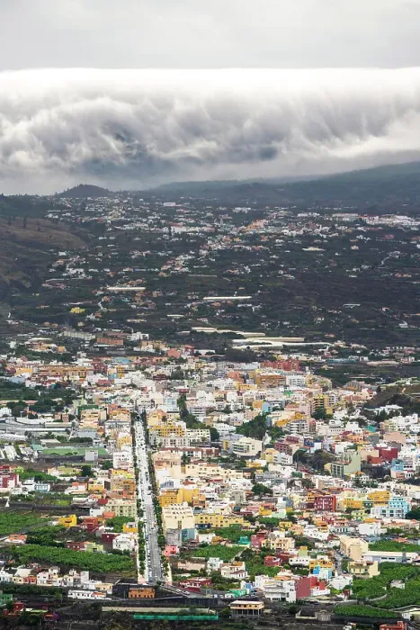 Framed Print : Spain, Canary Islands, La Palma, Los Llanos village in the Los Llanos de Aridane plateau