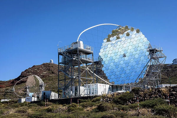 Spain, Canary Islands, La Palma, Garafia, Roque de los Muchachos, The Magic Telescopes