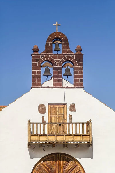 Spain, Canary Islands, La Palma Island, Las Tricias, Nuestra Senora de Carmen church