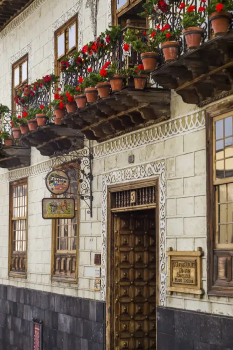 Framed Print : Spain, Canary Islands, Tenerife, La Orotava, Casa de los Balcones, historic building Framed Print : Spain, Canary Islands, Tenerife, La Orotava, Casa de los Balcones, historic building