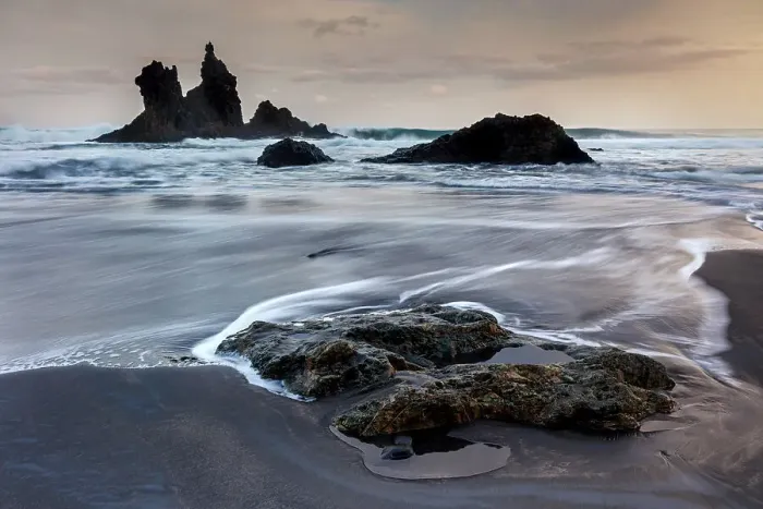 Framed Print : Spain, Canary Islands, Tenerife, Anaga region, Playa de Benijo Framed Print : Spain, Canary Islands, Tenerife, Anaga region, Playa de Benijo