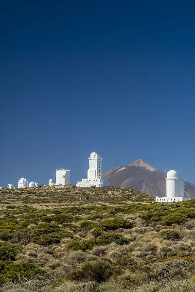 Spain, Canary Islands, Tenerife Island, El Teide Mountain, Observatorio del Teide