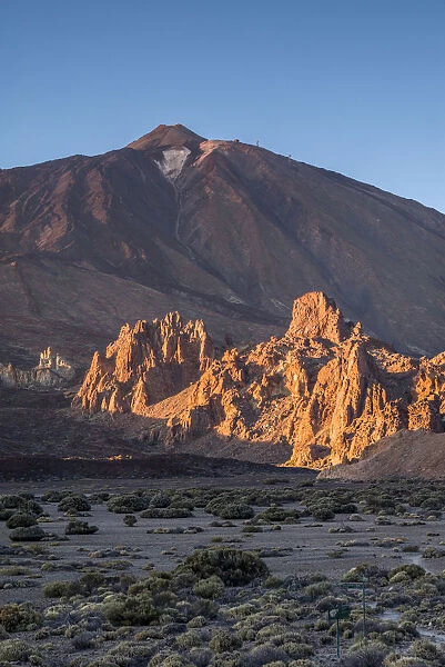 Spain, Canary Islands, Tenerife Island, El Teide Mountain, Los Roques, rock formation