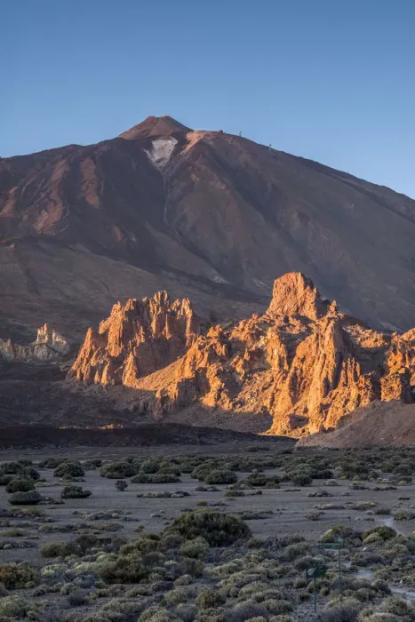 Framed Print : Spain, Canary Islands, Tenerife Island, El Teide Mountain, Los Roques, rock formation